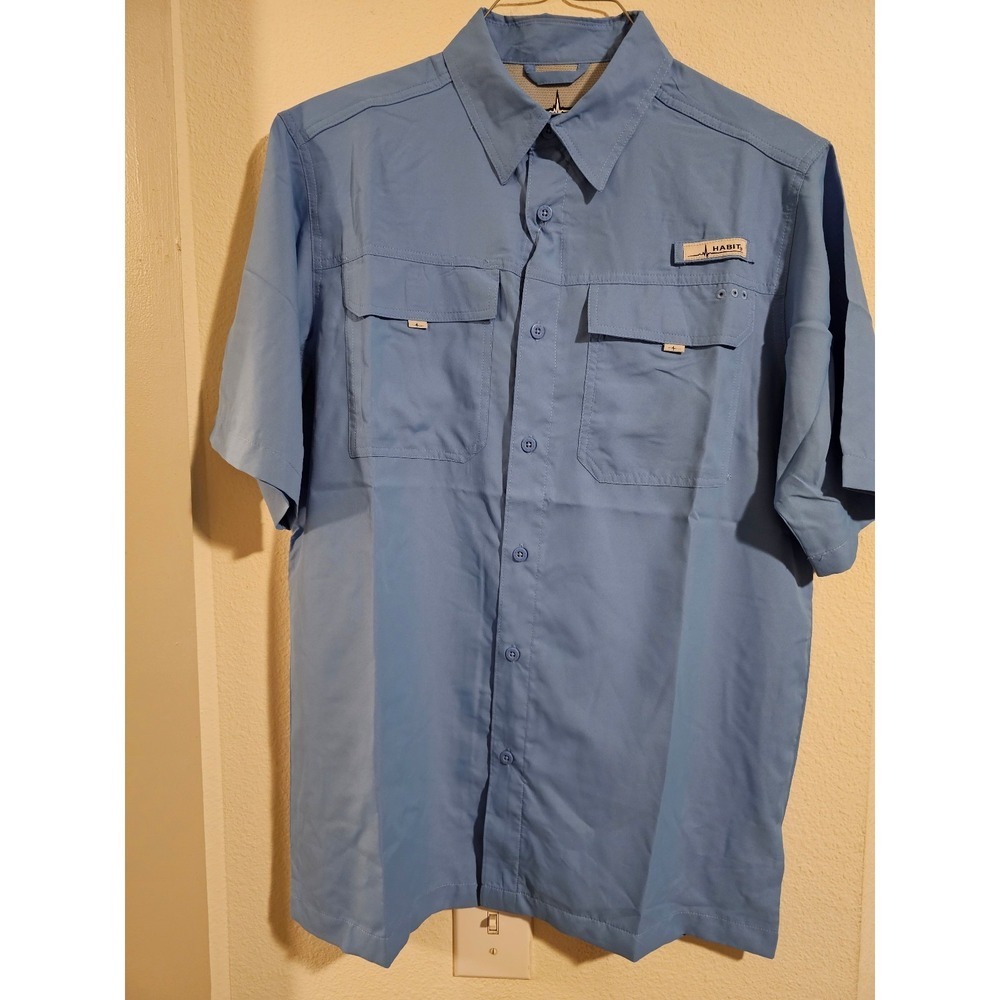 Light Blue Casual Button Down Shirt